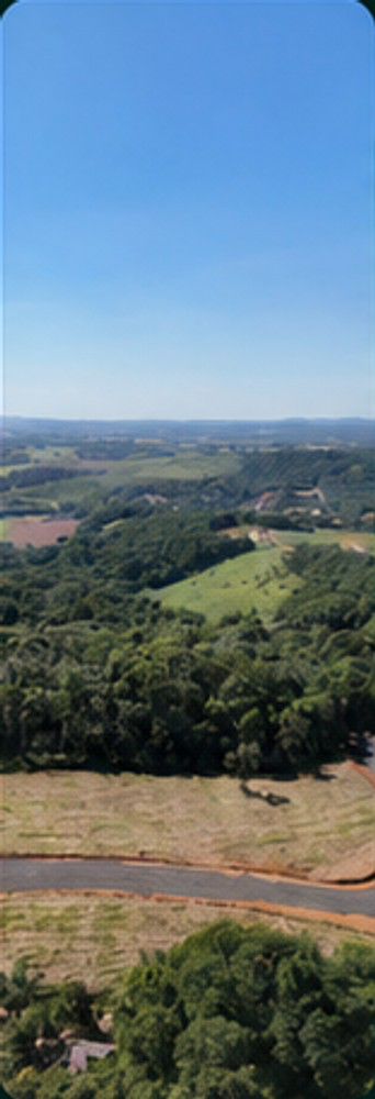 Vista aérea da área